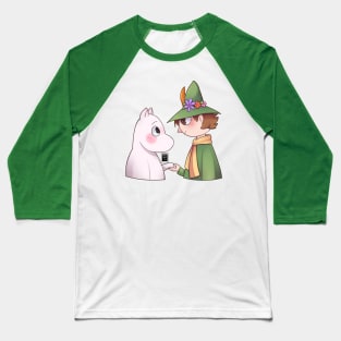 Moomin Troll and Snufkin Baseball T-Shirt